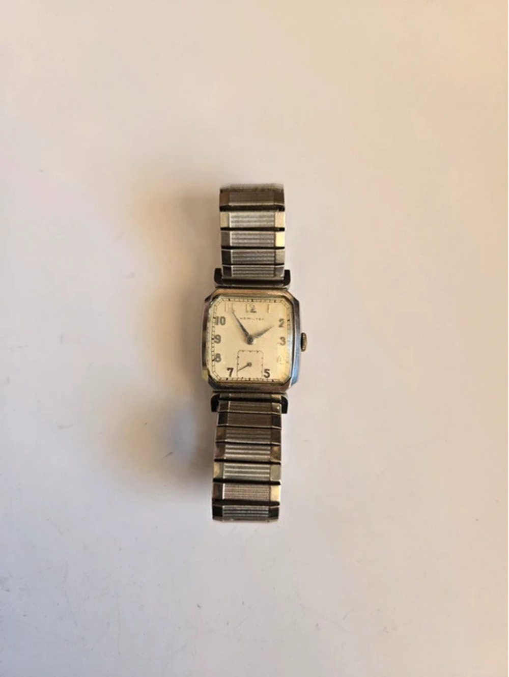 Vintage Hamilton Mechanical Watch Stainless Steel Small Seconds Speidel Band
